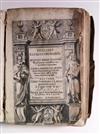 EUCLID. Euclidis Elementorum lib. XV.  Vol. 1 (of 2).  1589